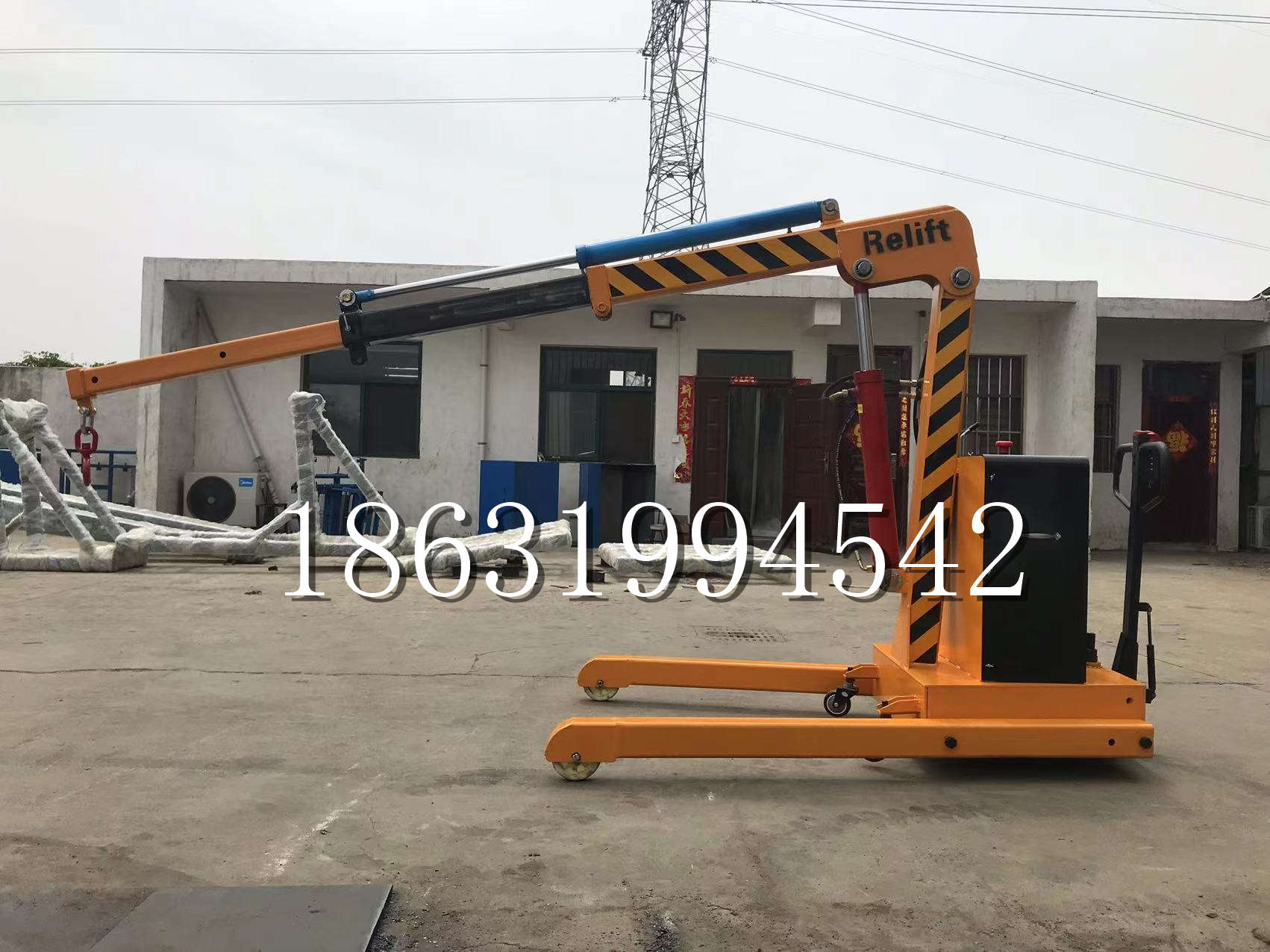 察哈尔右翼后旗久征定做3吨三轮随车吊 农用园林绿化移树吊 平板工程用小吊机